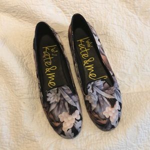 Kate & Mel size 39 satin floral flats